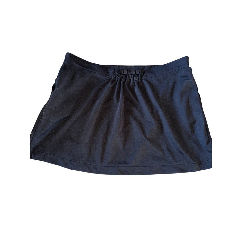 LACOSTE size 12 golf tennis pickleball skirt black - Picture 3 of 7